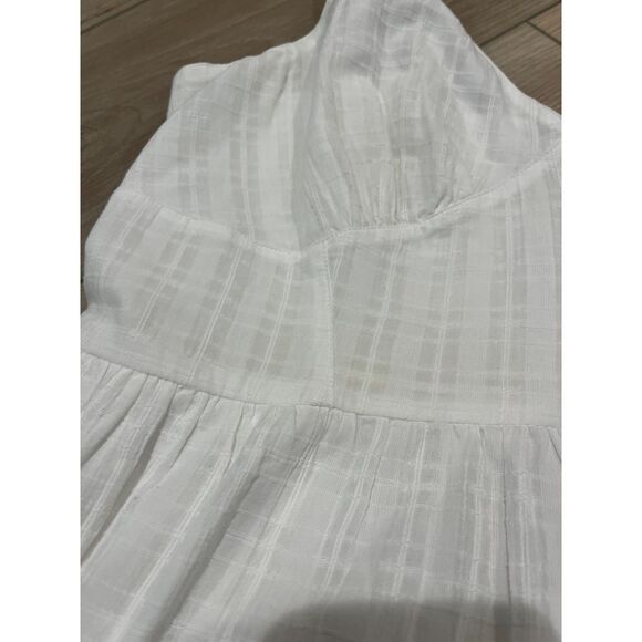 American Eagle White Flowy Romper Summer Beach XL - Picture 2 of 4